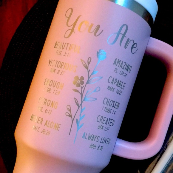 New in Box 40 oz Travel Tumbler Mug Gift for Women - Picture 2 of 7